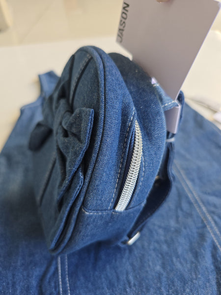 Set Vestido Jean + Mochilita
