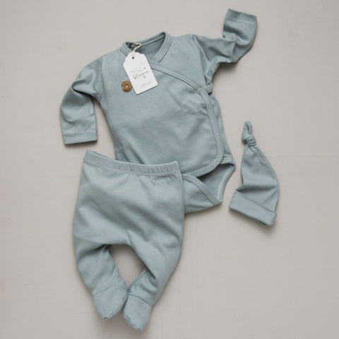 Set 3 Piezas Bebe Verte Reir Celeste