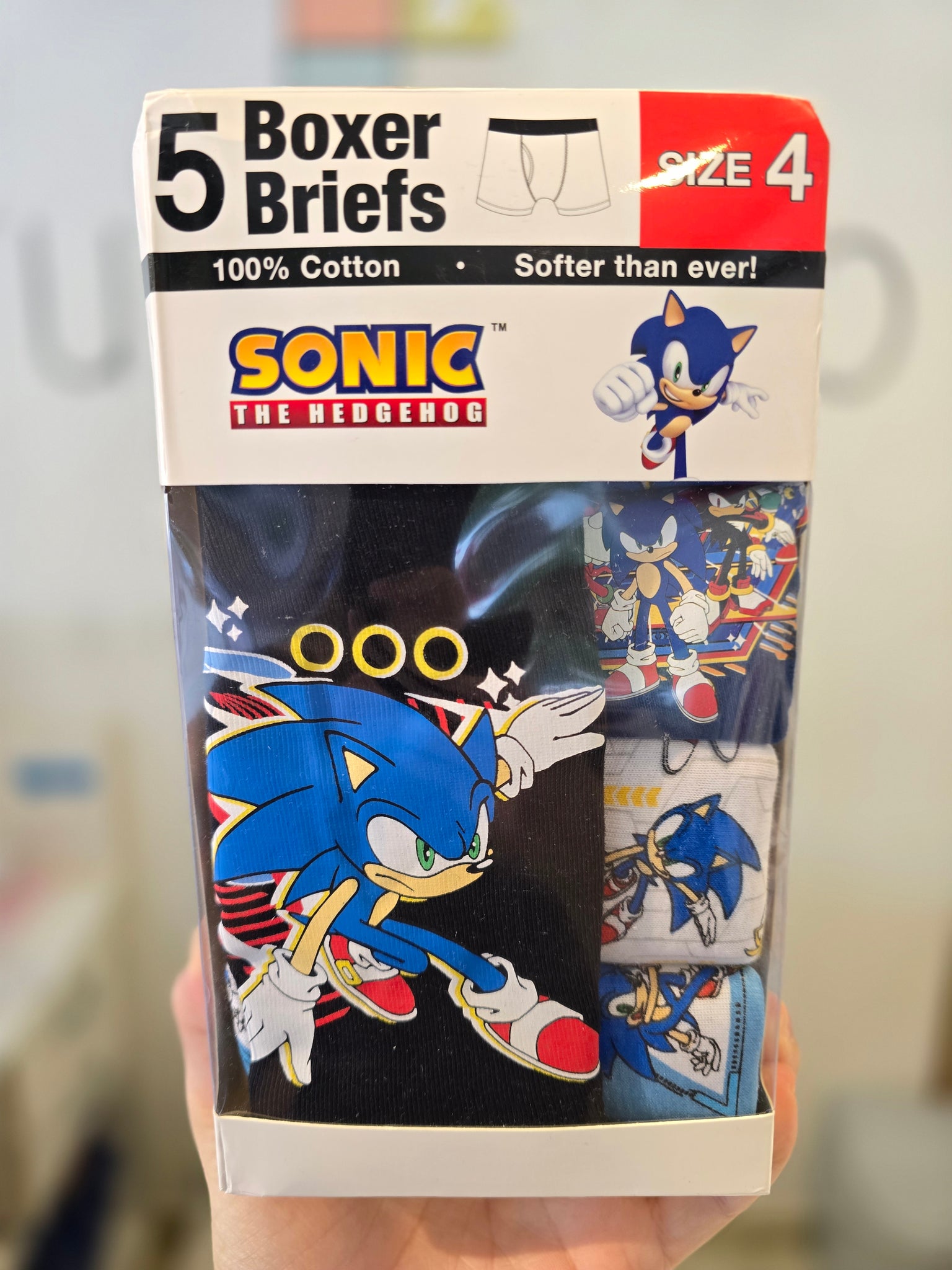 Pack x5 Boxers Sonic