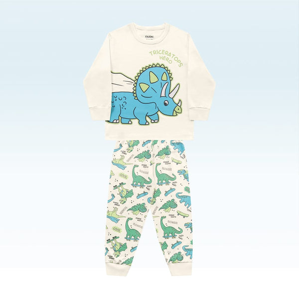 Pijama Dino Brilla en la Oscuridad