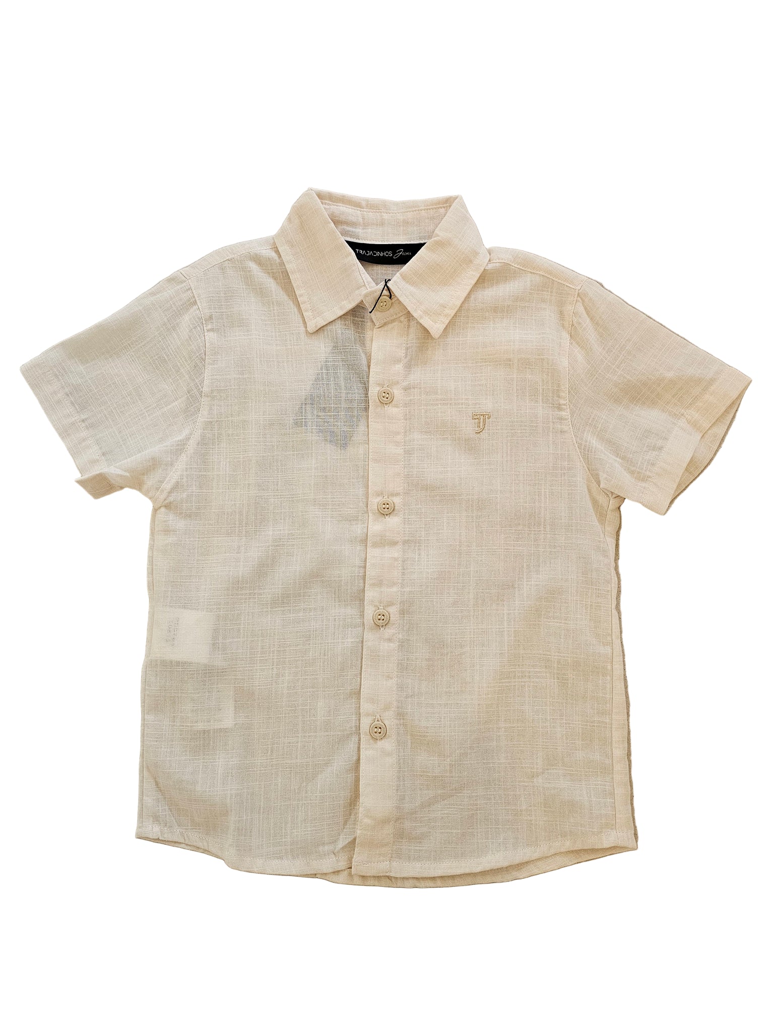 Camisa de Lino Beige
