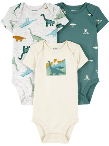 Pack x3 Bodys Carter's Dino