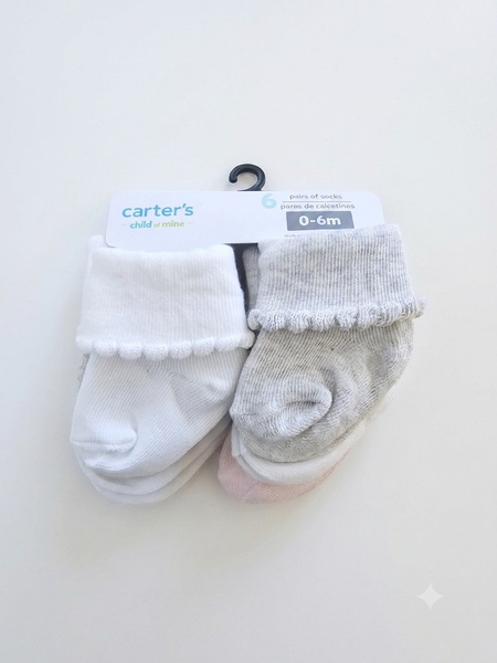 Pack x6 Medias Carter's