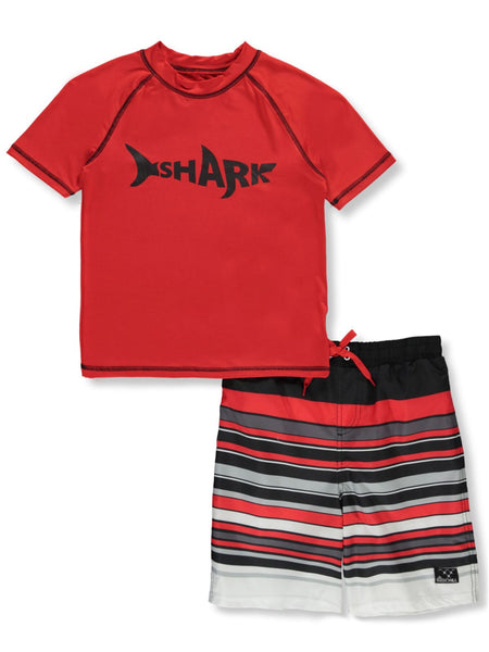 Traje de baño Rojo Con Protección UV