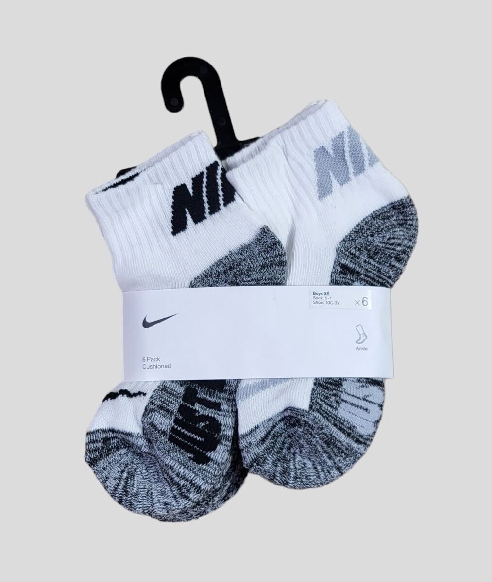 Pack x6 Medias Nike Blanco