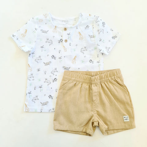Conjunto Safari Onda Marinha