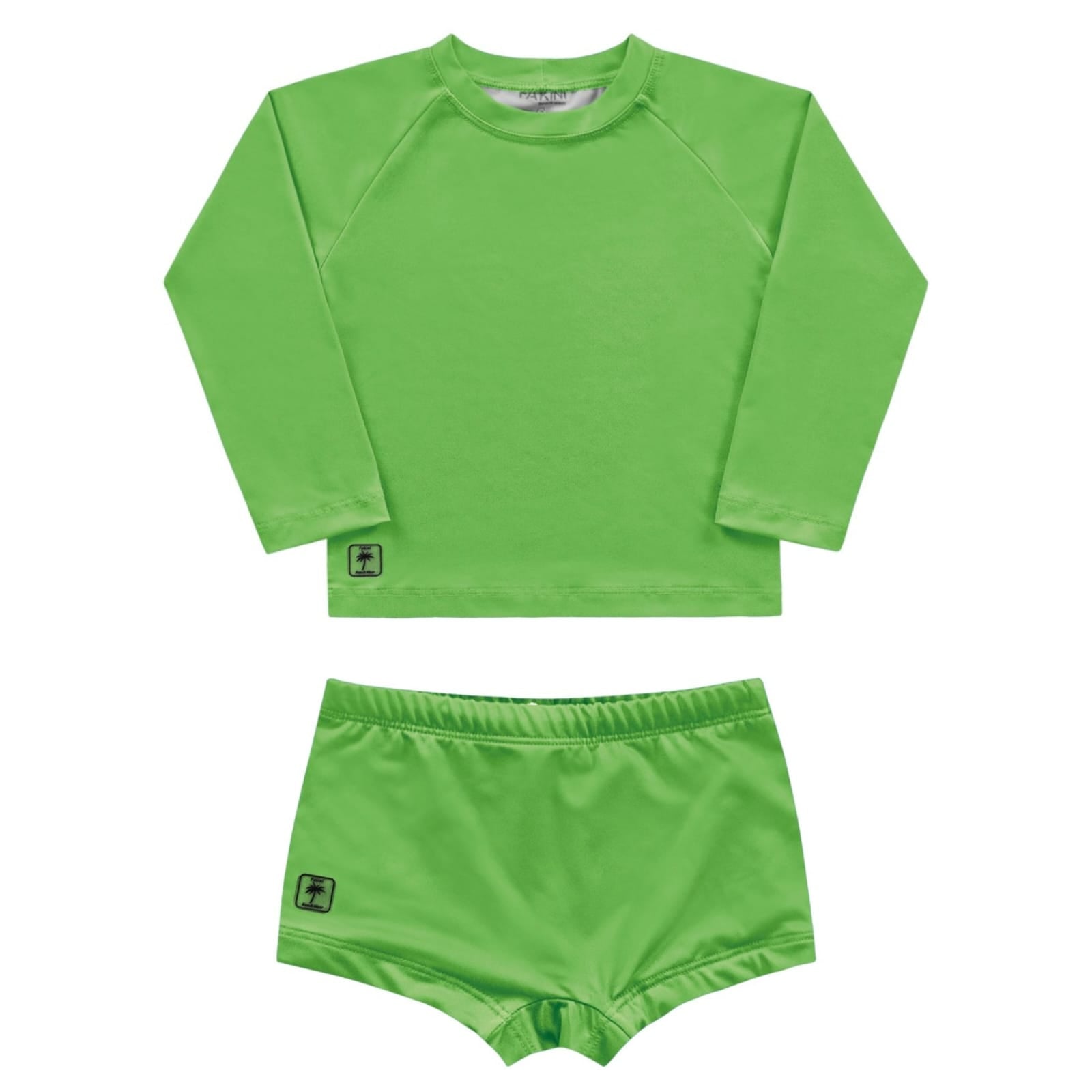 Traje de Baño Verde Liso Nene