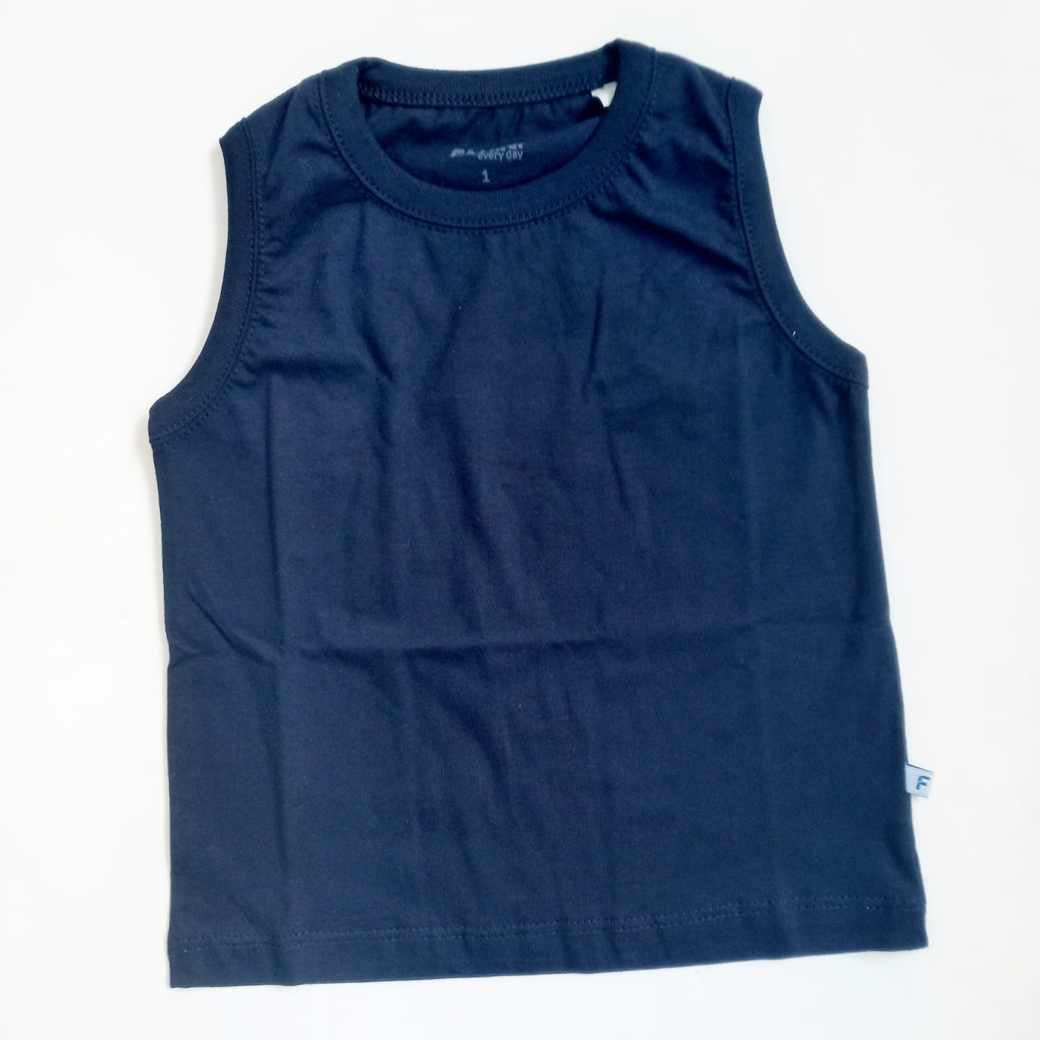 Camisilla de Algodon Nene Azul