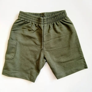 Short de Algodon Verde Musgo